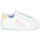 Schoenen Meisjes Lage sneakers adidas Originals SUPERSTAR C Wit / Iridescent