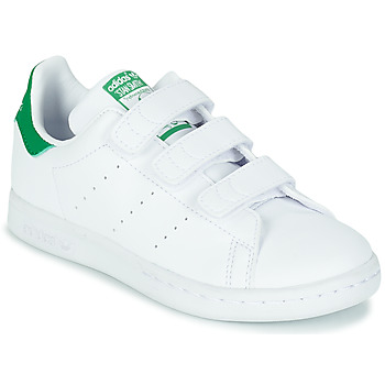 Schoenen Kinderen Lage sneakers adidas Originals STAN SMITH CF C SUSTAINABLE Wit / Groen / Vegan