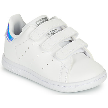 Schoenen Meisjes Lage sneakers adidas Originals STAN SMITH CF I SUSTAINABLE Wit / Iridescent