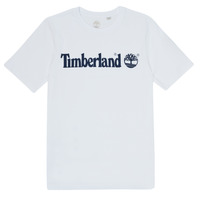 Textiel Jongens T-shirts korte mouwen Timberland FONTANA Wit