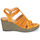 Schoenen Dames Sandalen / Open schoenen Adige FLORY V4 UNDER SAFRAN Geel