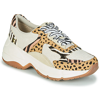 Schoenen Dames Lage sneakers Gioseppo FORMIA Wit / Leopard