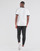 Textiel Heren T-shirts korte mouwen adidas Originals 3-STRIPES TEE Wit