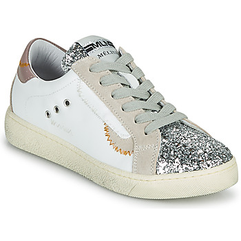 Schoenen Dames Lage sneakers Meline CAR139 Wit / Glitter