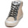 Schoenen Dames Hoge sneakers Meline NK1384 Beige / Zebra