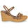 Schoenen Dames Sandalen / Open schoenen Unisa RENERA Brown / Python