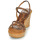 Schoenen Dames Sandalen / Open schoenen Unisa RENERA Brown / Python