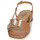 Schoenen Dames Sandalen / Open schoenen Fericelli PANILA  camel / Goud
