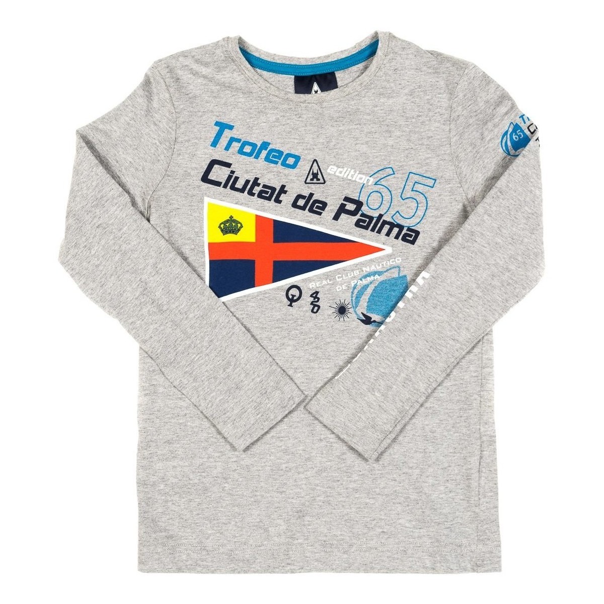 Textiel Kinderen T-shirts met lange mouwen Gaastra 44744041-H73 Grijs