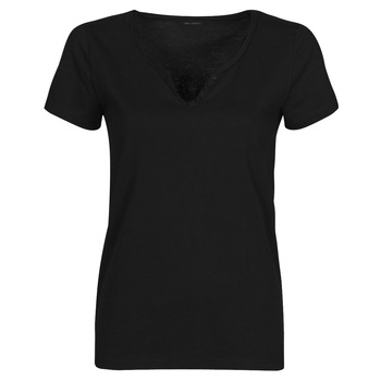 Textiel Dames T-shirts korte mouwen Ikks BS10125-02 Zwart