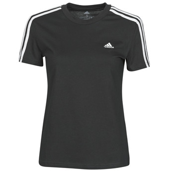 Textiel Dames T-shirts korte mouwen adidas Performance W 3S T Zwart
