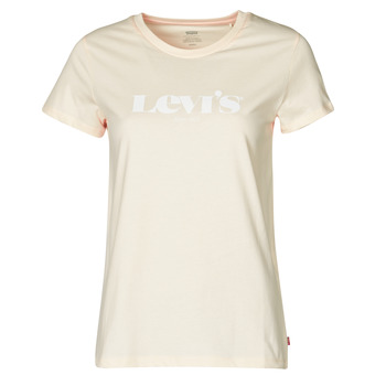 Textiel Dames T-shirts korte mouwen Levi's THE PERFECT TEE Beige