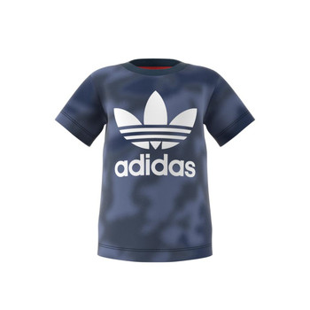 Textiel Jongens T-shirts korte mouwen adidas Originals GN4116 Blauw