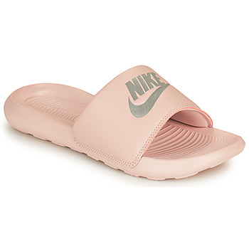 Schoenen Dames Slippers Nike VICTORI ONE BENASSI Roze / Zilver