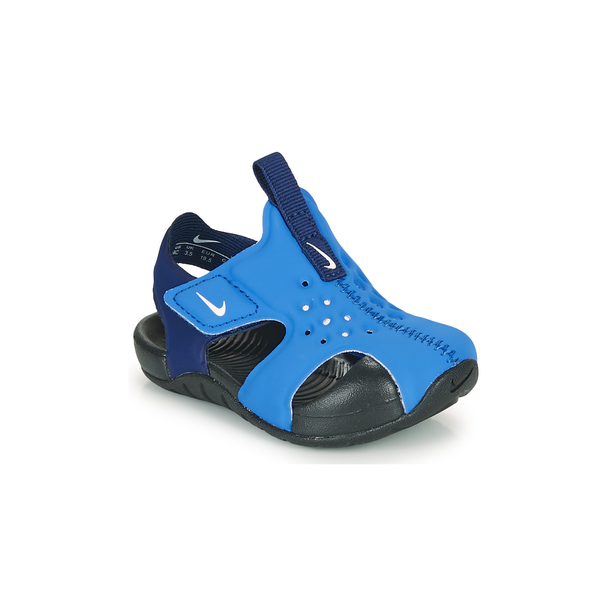 Schoenen Jongens Slippers Nike SUNRAY PROTECT 2 TD Blauw