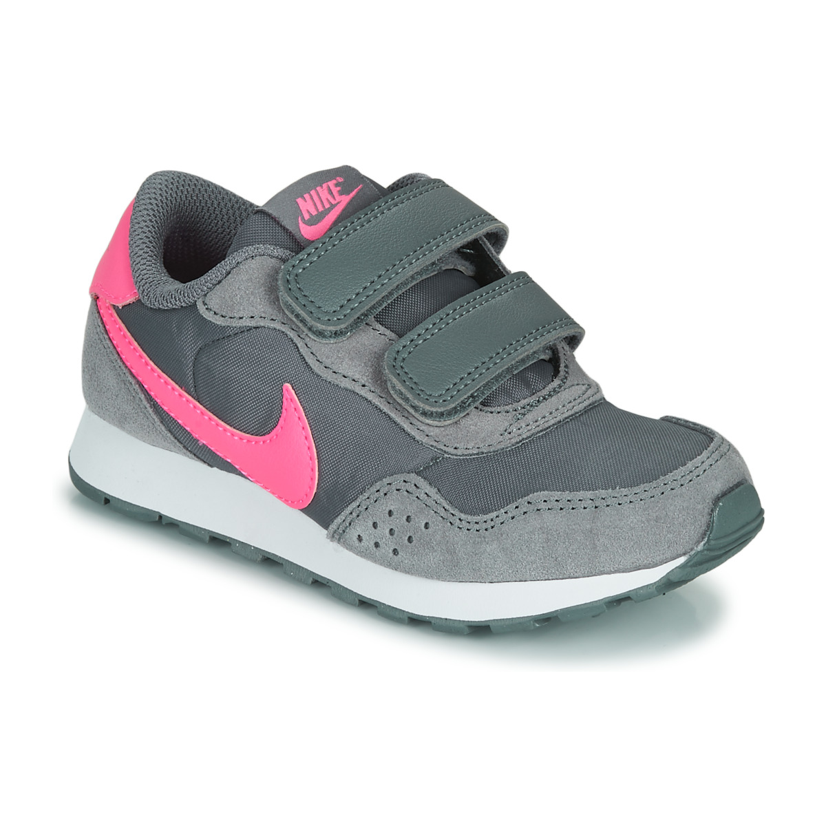 Schoenen Meisjes Lage sneakers Nike MD VALIANT PS Grijs / Roze