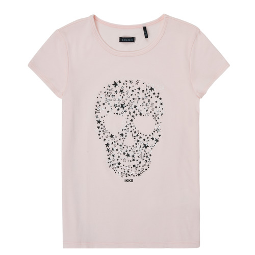 Textiel Meisjes T-shirts korte mouwen Ikks XS10492-31-C Roze