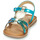 Schoenen Meisjes Sandalen / Open schoenen Mod'8 CALICOT Turquoise / Goud