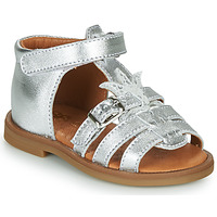 Schoenen Meisjes Sandalen / Open schoenen GBB CARETTE Zilver
