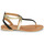 Schoenen Dames Sandalen / Open schoenen Betty London ORIOUL Zwart / Goud