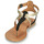 Schoenen Dames Sandalen / Open schoenen Betty London ORIOUL Zwart / Goud
