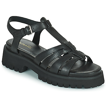 Schoenen Dames Sandalen / Open schoenen Minelli HELLHA Zwart