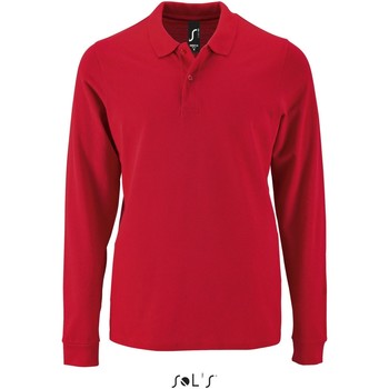 Textiel Heren Polo's korte mouwen Sol's Polo  Perfect Lsl Rood