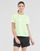 Textiel Dames T-shirts korte mouwen Nike MILER TOP SS Groen / Grijs