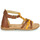 Schoenen Meisjes Sandalen / Open schoenen Citrouille et Compagnie GITANOLO Geel /  camel