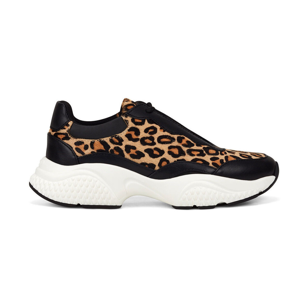 Schoenen Dames Sneakers Ed Hardy Insert runner-wild black/leopard Zwart