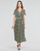 Textiel Dames Lange jurken Betty London OMADAM Zwart / Multicolour