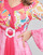 Textiel Dames Verkleedkleding Fun Costumes COSTUME ADULTE HAPPY DIVA Multicolour