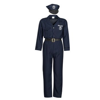 Textiel Heren Verkleedkleding Fun Costumes COSTUME ADULTE OFFICIER DE POLICE Multicolour