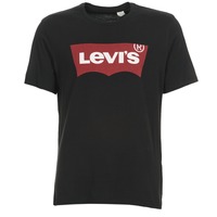 Textiel Heren T-shirts korte mouwen Levi's GRAPHIC SET IN Zwart