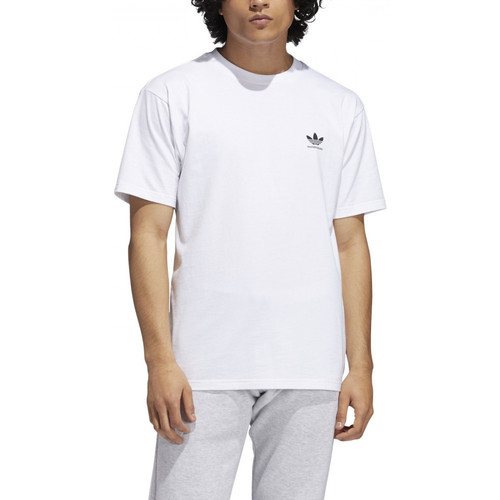 Textiel Heren T-shirts & Polo’s adidas Originals 2.0 logo ss tee Wit