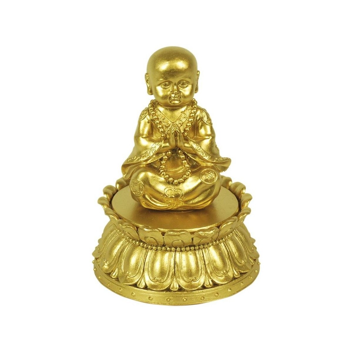 Wonen Beeldjes Signes Grimalt Boeddha Met Gouden Doos Goud