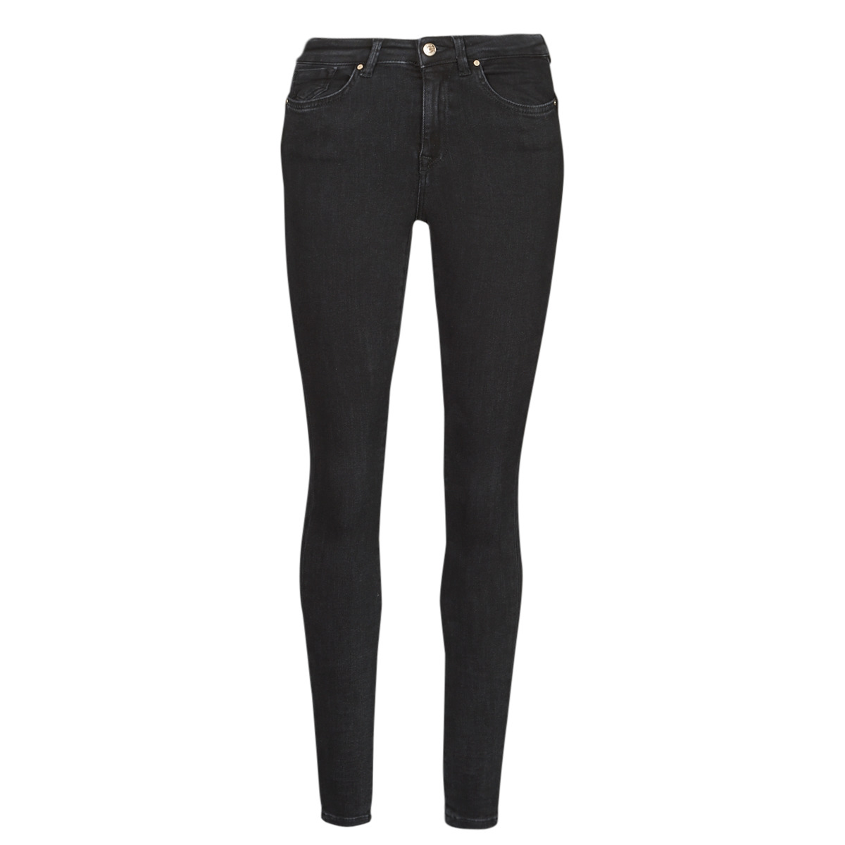 Textiel Dames Skinny jeans Only ONLPOWER Zwart