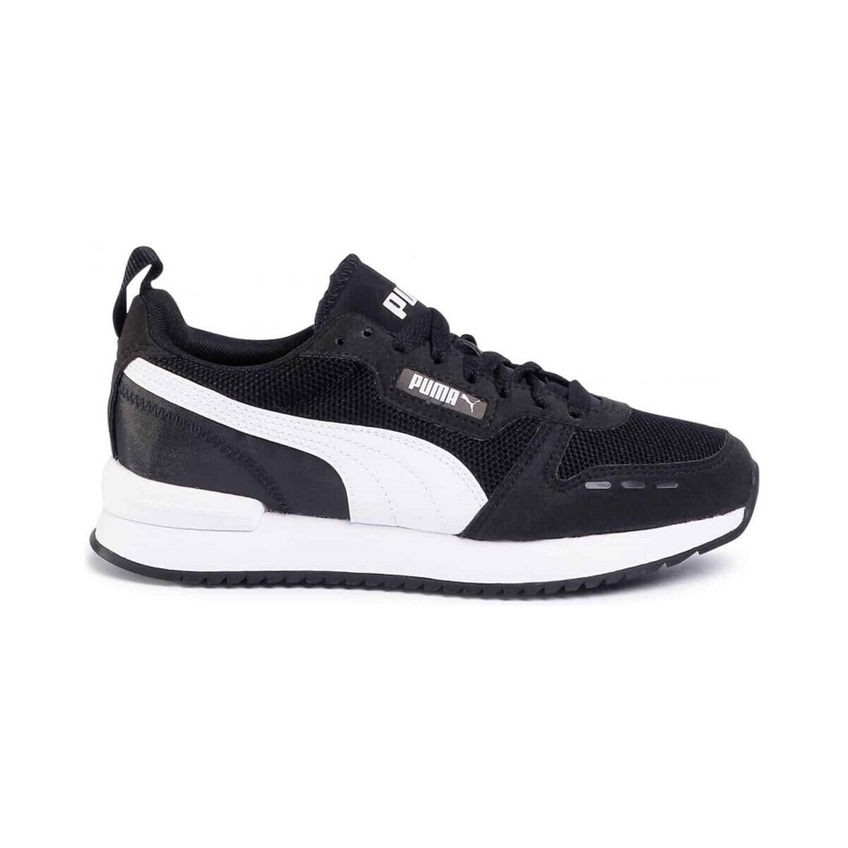 Schoenen Kinderen Lage sneakers Puma R78 JR Noir, Blanc