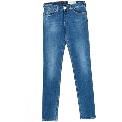 Textiel Dames Broeken / Pantalons Emporio Armani C5J23-5E-15 Blauw