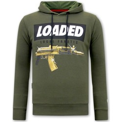 Textiel Heren Sweaters / Sweatshirts Local Fanatic Hoodie Print Loaded Gun Groen