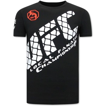 Textiel Heren T-shirts korte mouwen Local Fanatic Prin UFC Zwart
