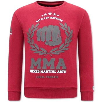 Textiel Heren Sweaters / Sweatshirts Local Fanatic Print MMA Fighter Rood