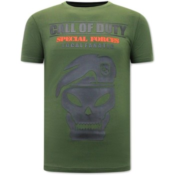 Textiel Heren T-shirts korte mouwen Local Fanatic Call Of Duty Groen