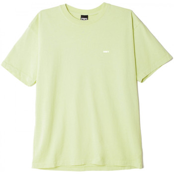 Textiel Heren T-shirts korte mouwen Obey bold Groen