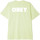 Textiel Heren T-shirts & Polo’s Obey bold Groen