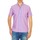 Textiel Heren Overhemden korte mouwen Ben Sherman BEMA00487S Roze / Blauw