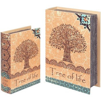 Wonen Manden en dozen Signes Grimalt 2U Tree Life Boekenboxen Naranja