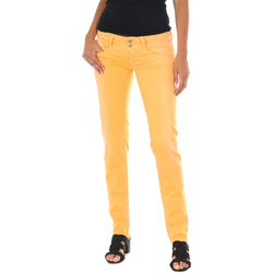Textiel Dames Broeken / Pantalons Met 10DB50001-R190-0206 Orange