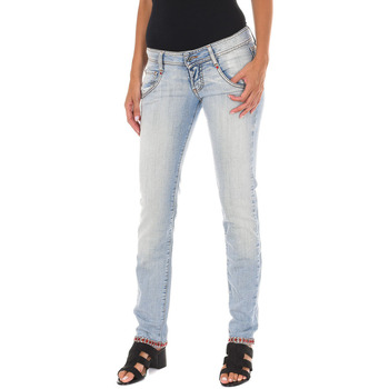 Textiel Dames Jeans Met 10DB50076-D557 Blauw