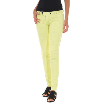 Textiel Dames Skinny jeans Met 10DBF0537-G208-0314 Geel